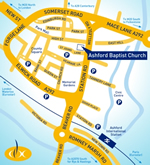 Ashford Baptist Mini Map